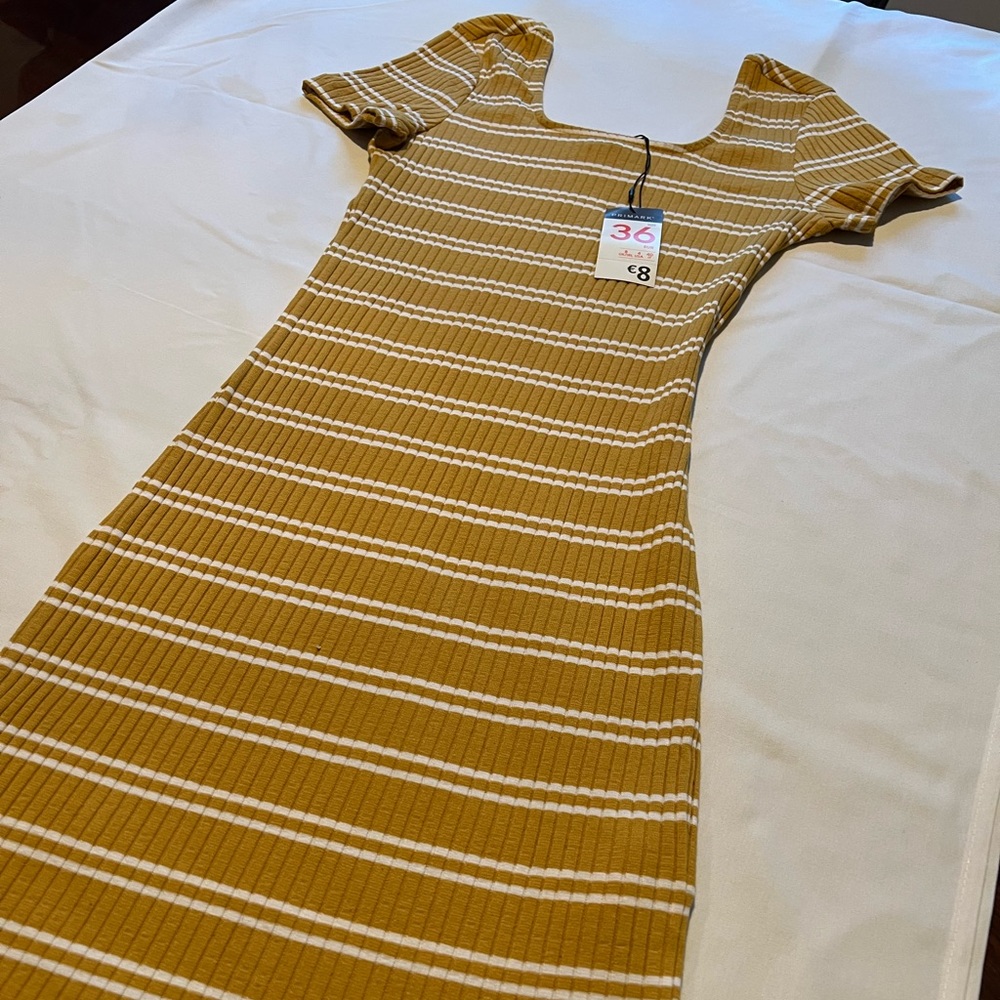 Yellow Knit Dress